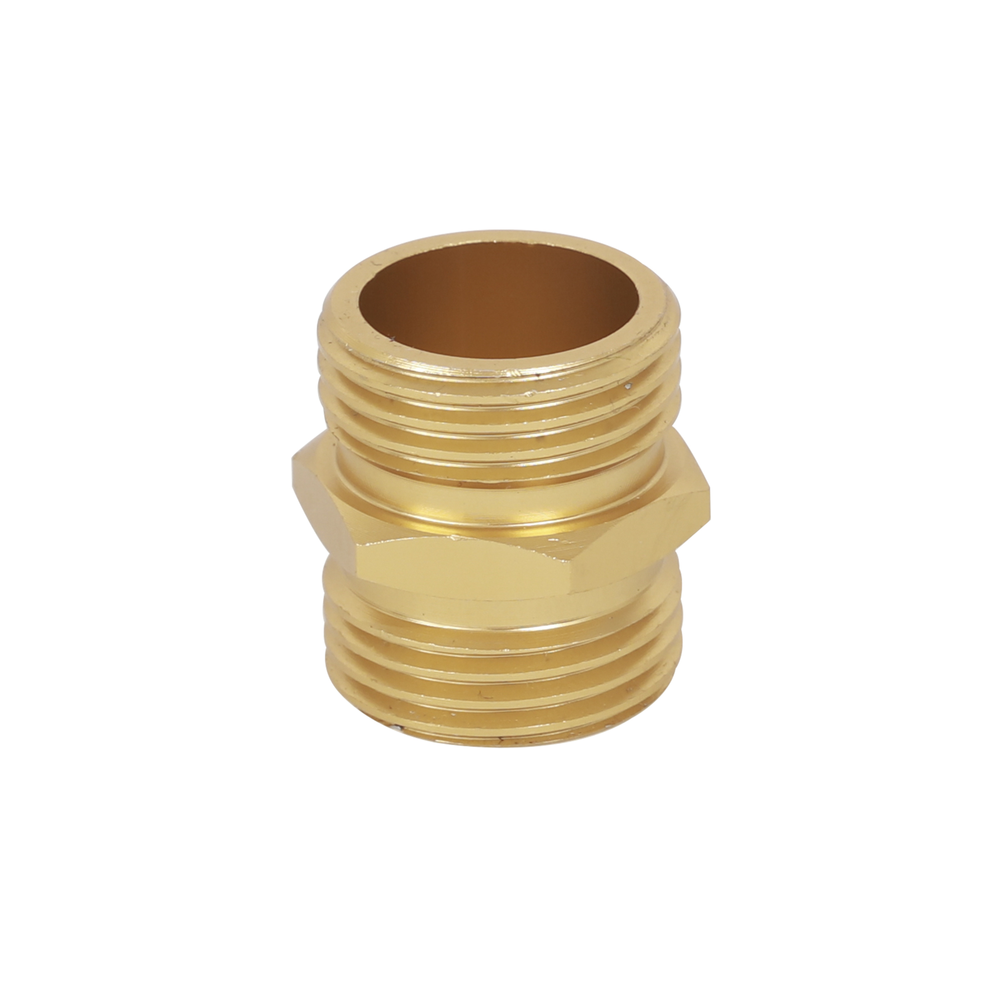 Strongway Metal Double Male Hose Repair Kit, 3/4in. Thread, 60 PSI